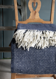 Wollen plaid Chevron Denim | Klippan