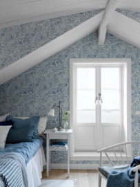 Nocturne 6145 | Blue & White | Boråstapeter