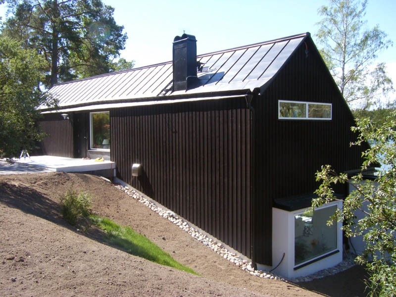 Falu Rödfärg zwart 10 liter
