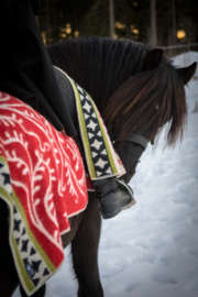 Wollen deken Albertus Röd