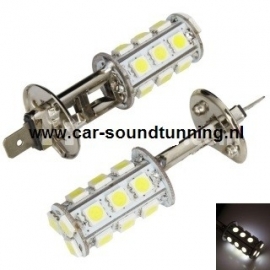 2x H1 13 witte SMD LED`s auto lamp. ARTnr 12004565