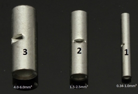 10x Kabel doorverbinder krimp 0.34 t/m 6.0mm²