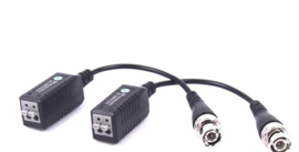 2 stuks BZX-206L CCTV Camera Video Balun BNC DVR UTP CAT5 Single