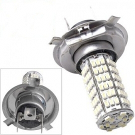 1x H4 120 witte SMD LED`s auto lamp. ARTnr: BZ59