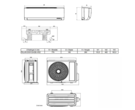 Tosot PULAR by GREE single split airco R32 3,5 kW set