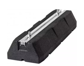 Rubber Montagebalk trillingsdempend 600x100x180mm 2 Stuks
