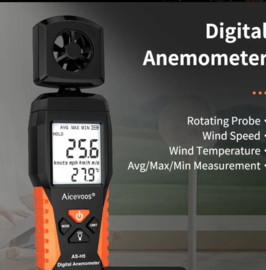 Anemometer, Windsnelheidsmeter Digitale