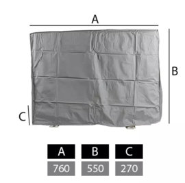 Afdekhoes voor buitenunits small 760 x 550 x 270 mm