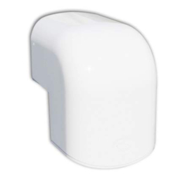 Tecnosystemi Optima buiten bocht 90° CAE100 Zuiverwit RAL9010