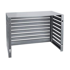 Evolar Evo-cover omkasting Small licht antraciet aluminium gepoedercoat 700 x 1000 x 500 mm