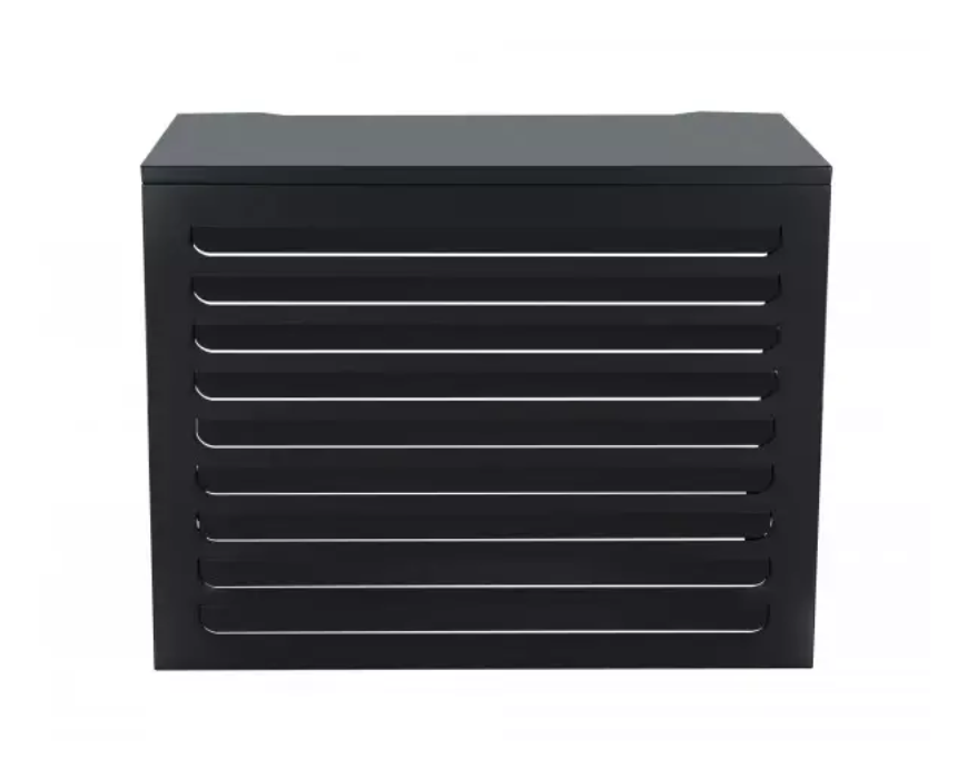 Airco en warmtepomp omkasting small RAL7024 Antraciet, 1000 x 700 x 500 mm