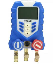 Value Digitale Manifold manometer set