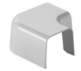 Canalplast platte bocht 90° CP70 Zuiverwit RAL9010