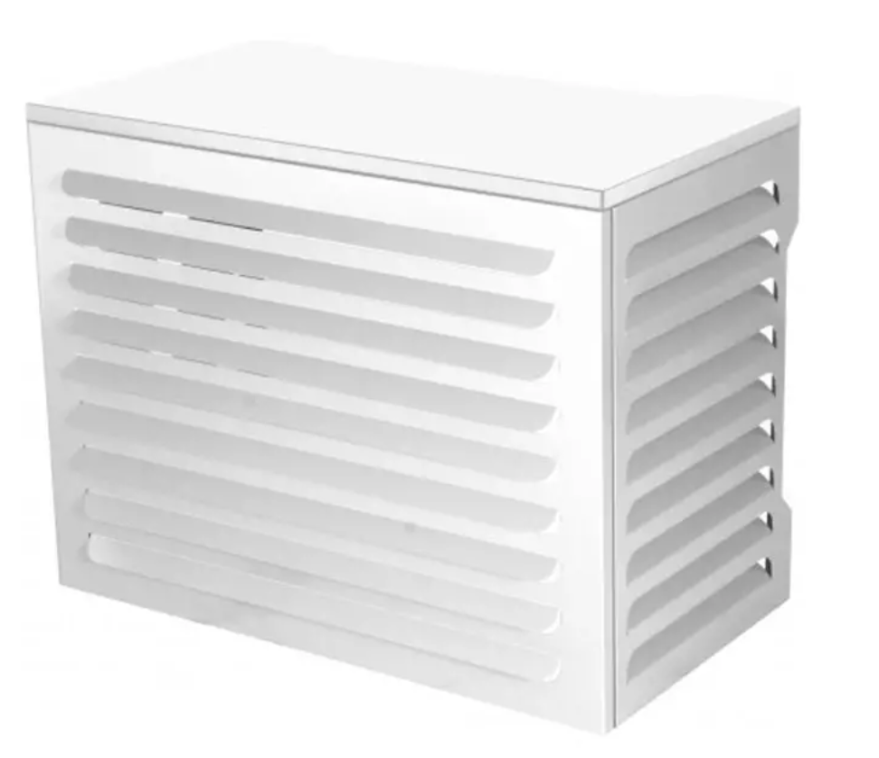 Airco en warmtepomp omkasting small RAL9010 Wit , 1000 x 700 x 500 mm