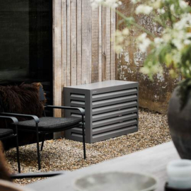 Evolar Evo-cover omkasting Medium licht antraciet aluminium gepoedercoat 800 x 1100 x 550 mm