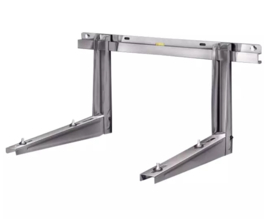 Rodigas  muurbeugel RVS Wandconsole 800x375x465mm 140 KG
