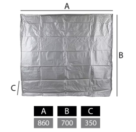 Afdekhoes voor buitenunits large 860 x 700 x 350 mm