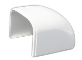 Tecnosystemi Optima afdek/eindkap TC75 Zuiverwit RAL9010