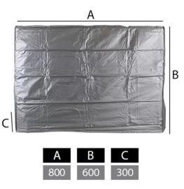 Afdekhoes voor buitenunits medium 800 x 600 x 300 mm