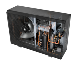 LG Therma-V Monobloc S warmtepomp R32 3 fase 12,0 kW