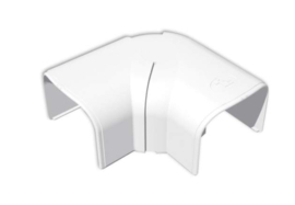 Tecnosystemi Optima platte bocht verstelbaar 45°-90° CPS75 Zuiverwit RAL9010