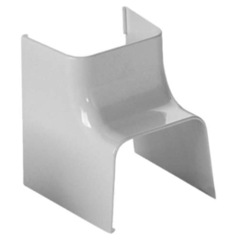 Canalplast binnen bocht 90° AI70 Zuiverwit RAL9010