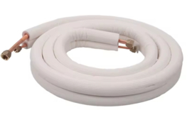 Airco leidingen met flare en wartels 3 meter 1/4-3/8 koper aluminium