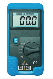 Multimeter inclusief beschermkap en testsnoer  FINEST-22