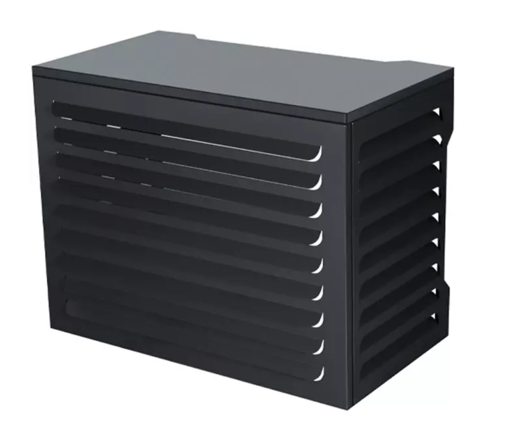 Airco en warmtepomp omkasting small RAL7024 Antraciet, 1000 x 700 x 500 mm