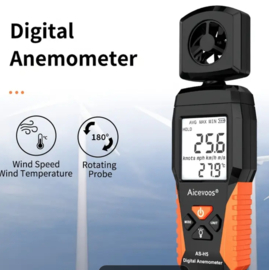 Anemometer, Windsnelheidsmeter Digitale