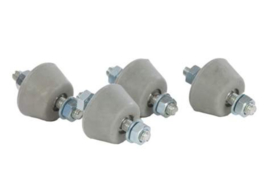 Universeel trillingsdemper set install-pack soft rubber 15-35kg