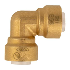 Flexflair connector bocht 90° 1/4" SAE  snelkoppeling