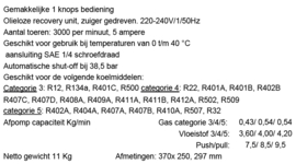 Afpompunit  | Afzuigunit voor koelmiddel koelinstallaties