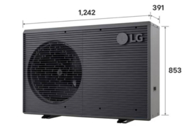 LG Therma-V Monobloc S warmtepomp R32 1 fase 7,0 kW