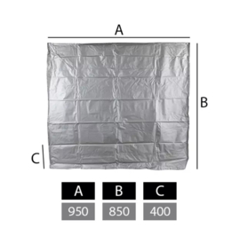 Afdekhoes voor buitenunits X-large 950 x 850 x 400 mm