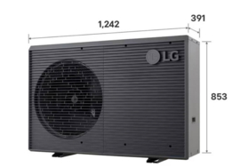 LG Therma-V Monobloc S warmtepomp R32 1 fase 5,0 kW