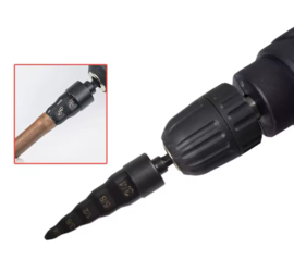 Optromp bit 5 maten , maten  3/4 ,  5/8 ,  1/2 ,  3/8 ,  1/4