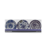 Set 6 onderzetters Delfts blauwe borden (1620-1750)