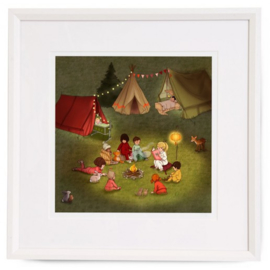 Belle and Boo schilderij Campfire Stories