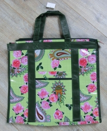 Shopper Paisley groen