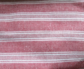 Hammamhanddoek in wit-rode streep