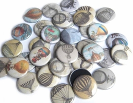 Buttons Vintage Airballoons
