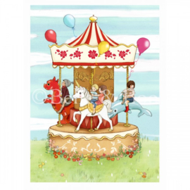 Belle and Boo scilderij Carnival Carousel