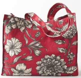 Canvas tas Sorrento Rose van de National Trust