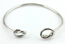 Bangle Double Knot - zilver