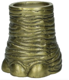 Kaarshouder Elephant feet - brons