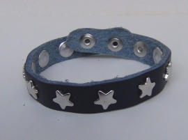 Armband sterren - donkerblauw