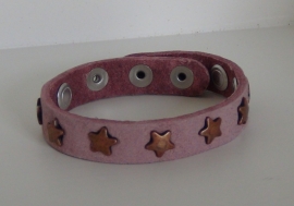 Armband Sterren - roze/koper