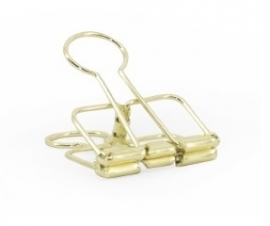 Binder clip - goud