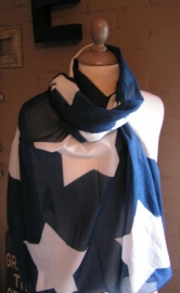 Sjaal Star - blauw